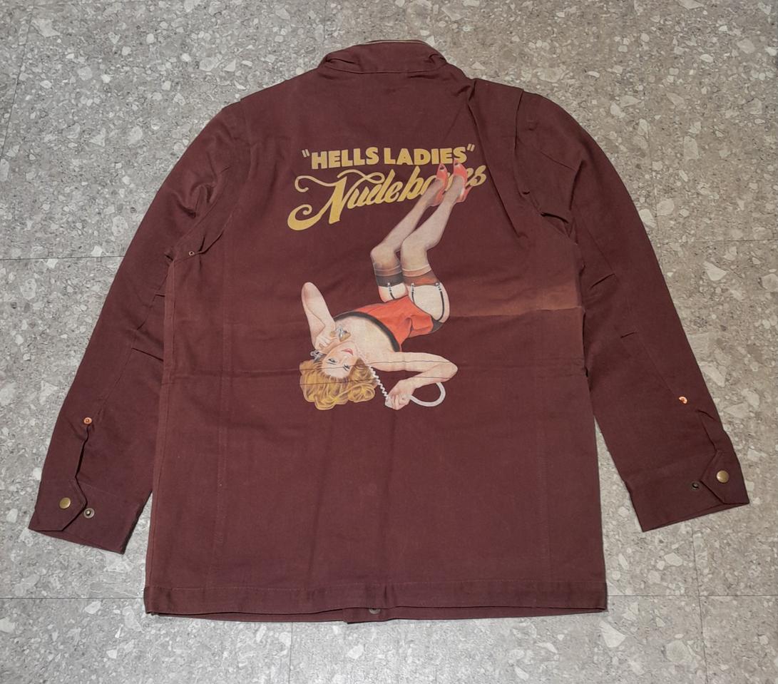 (새상품) 누드본즈 M65 베이스 핀업걸 자켓 (L)