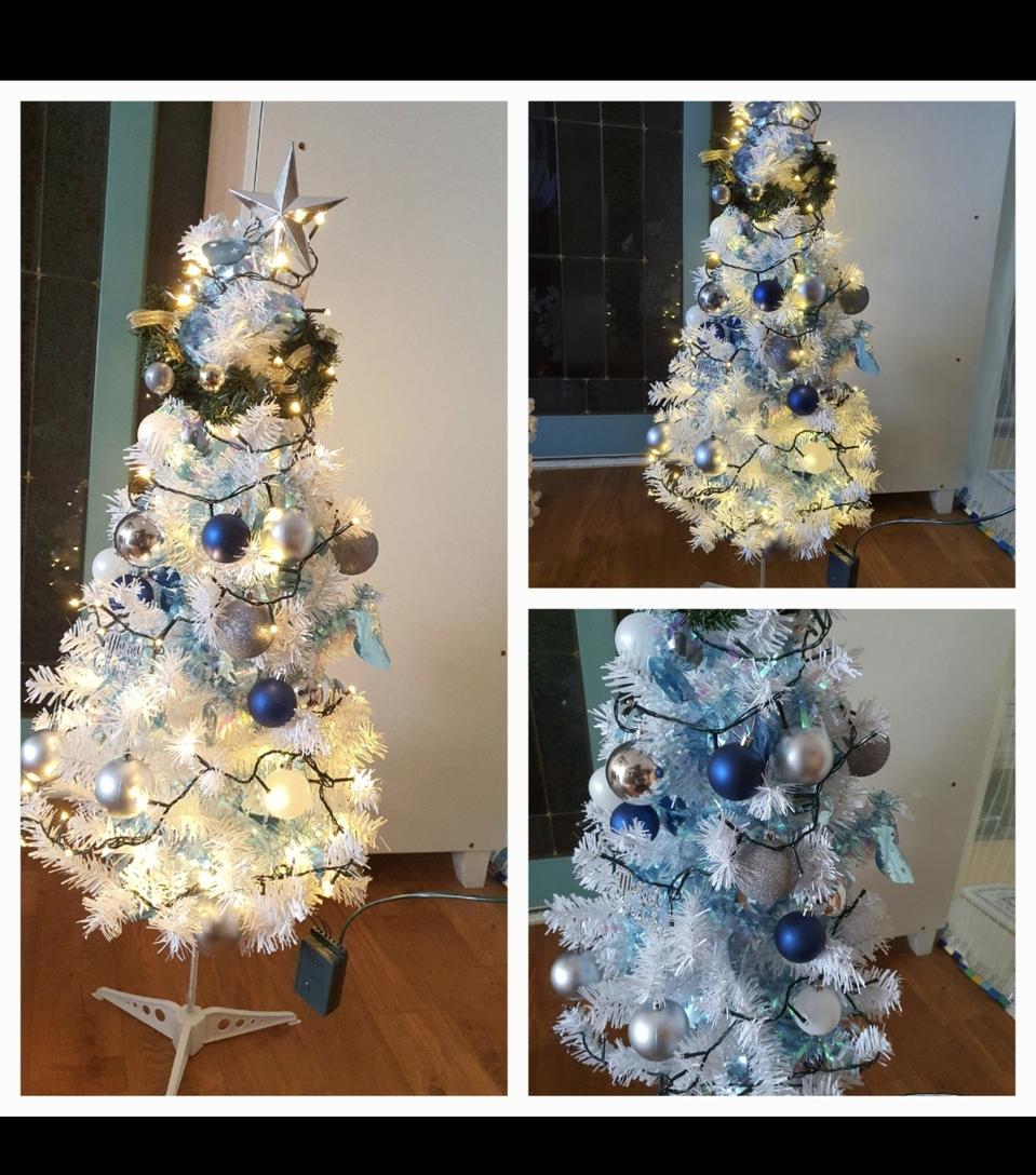 트리+트리장식+트리전구 불빛속도조절됨 예쁨깔끔 저렴히2만2천원  그외덤