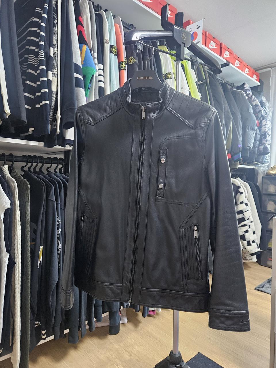 GABBA 남성 이태리 천연 양가죽쟈켓 정품(1회착용)