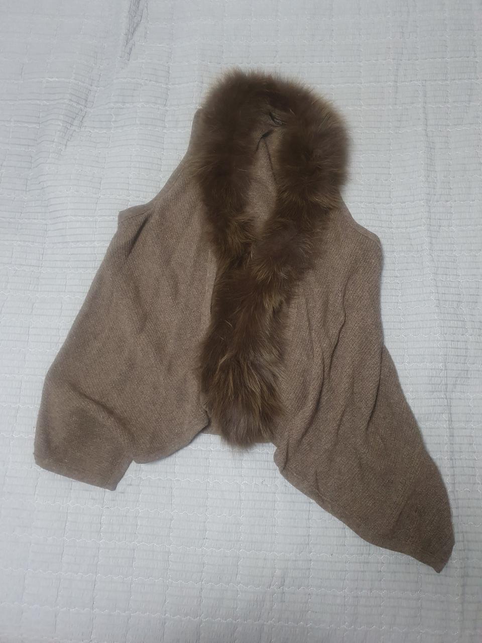 CHATELAINE 털 조끼 95사이즈