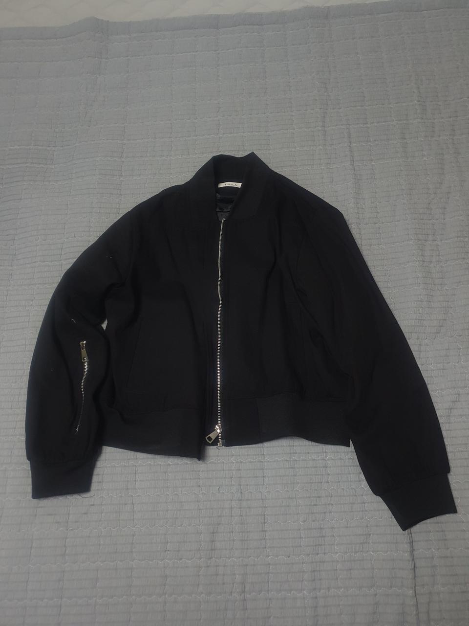 LALA 블랙 항공 점퍼 XL