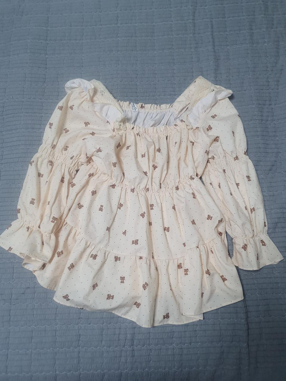 샹슈 곰돌이 상하의 세트