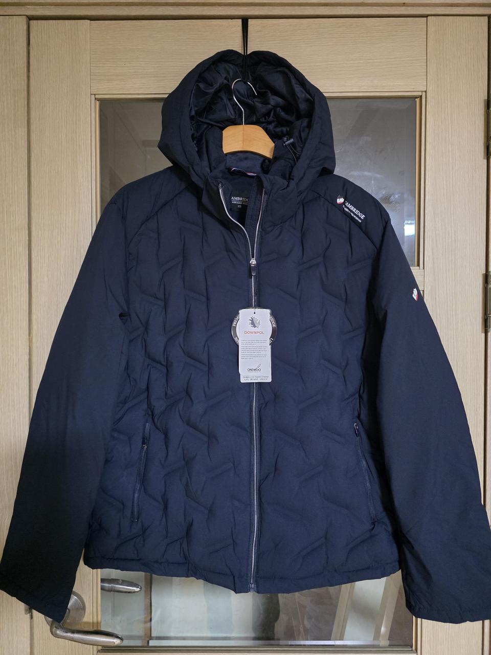 캠브리지 고주파 오리털 점퍼 패딩 후드 탈부착