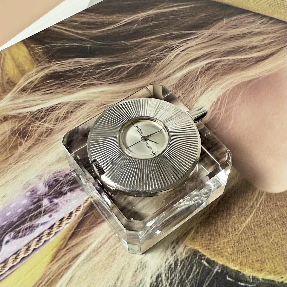빈티지 세이코 수동 플리티드 펜던트 워치
