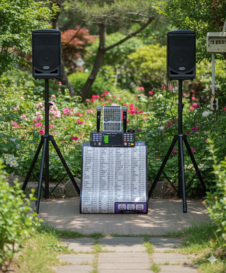 라이브 행사 노래방 오디오