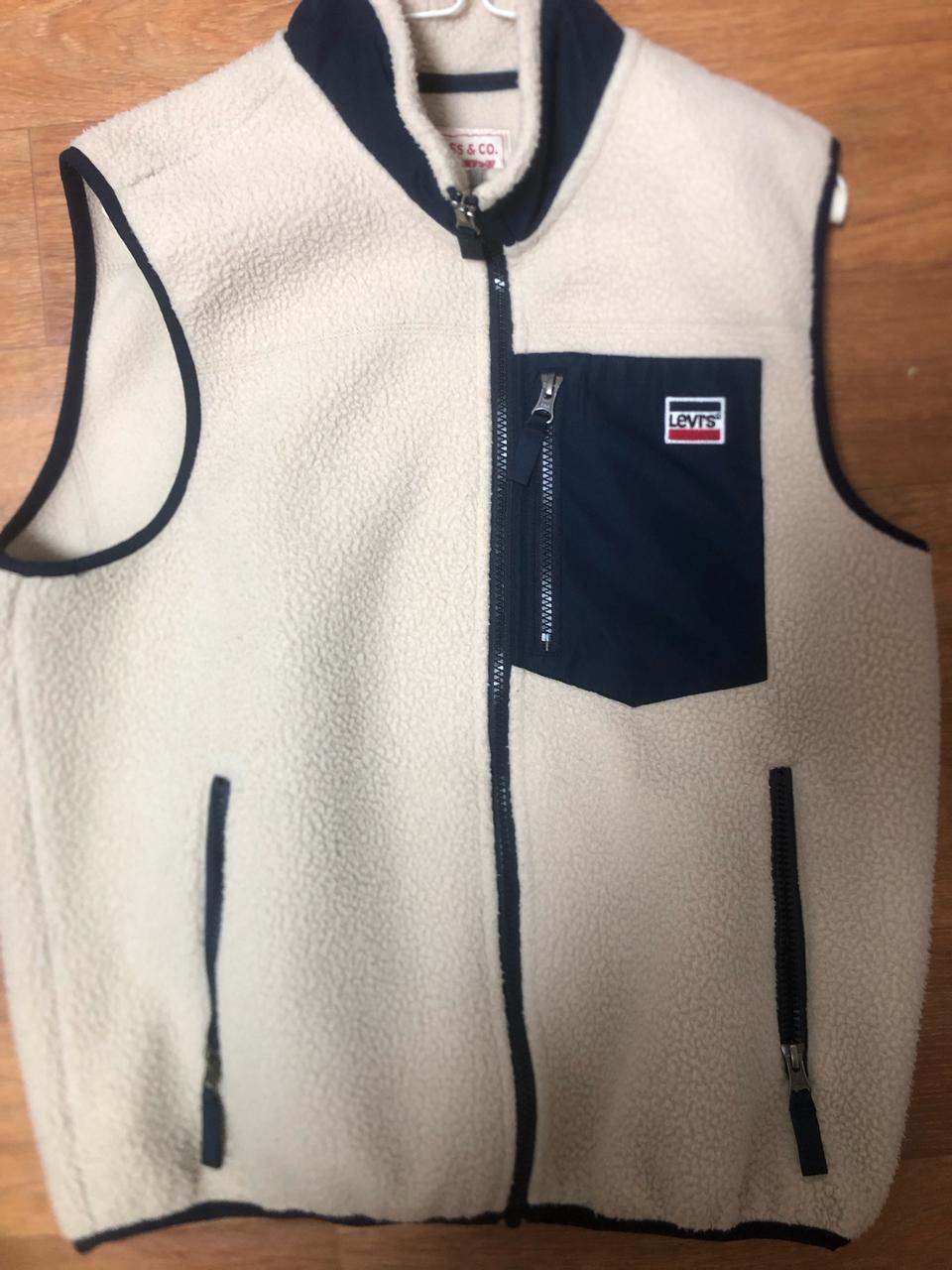 리바이스 후리스 조끼 M