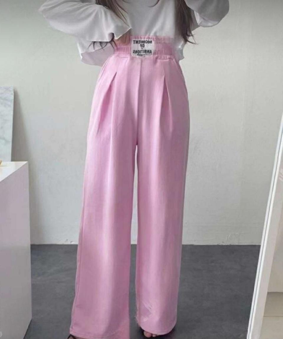 빅패치 핀턱 밴딩팬츠