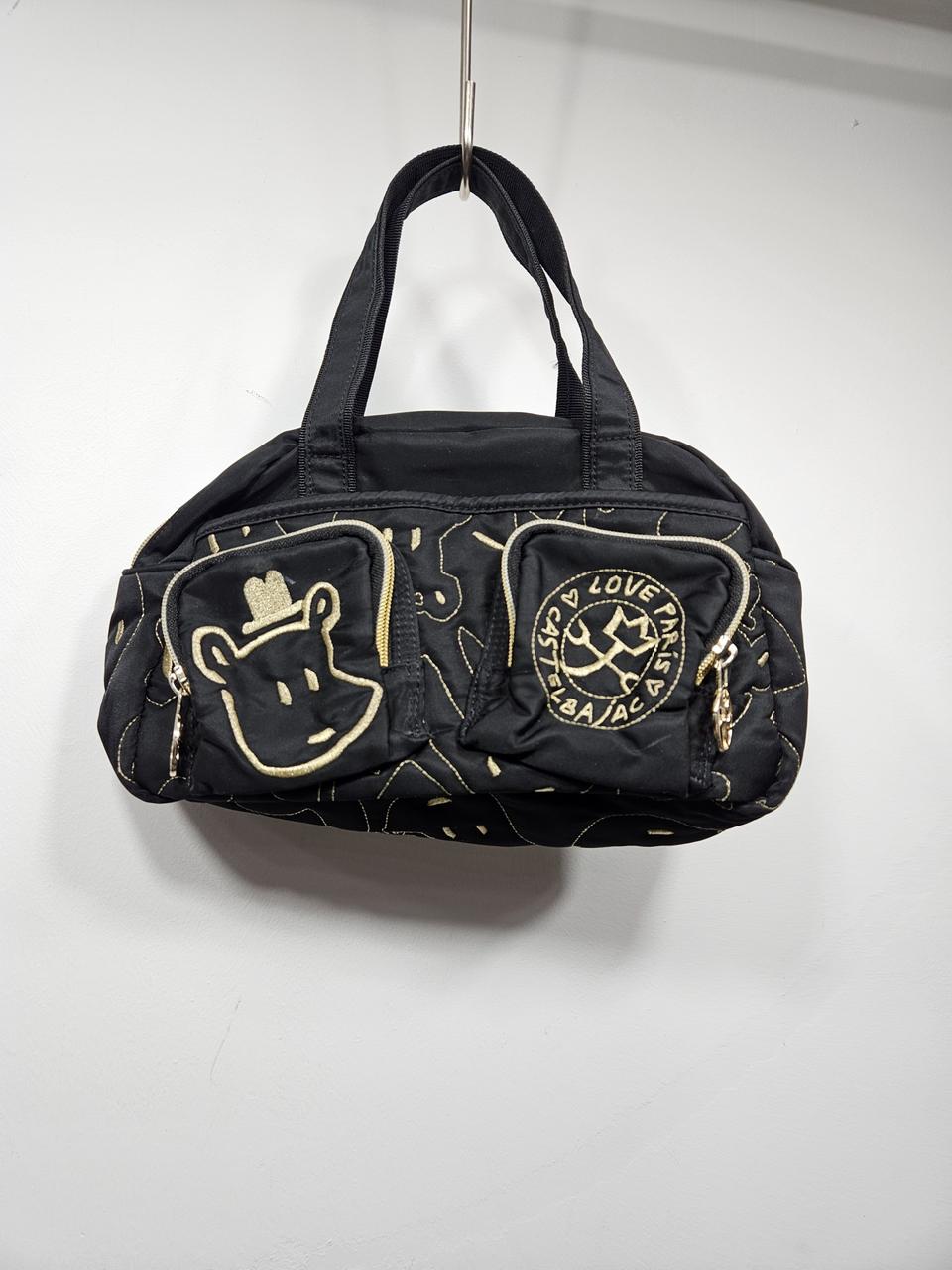 카스텔바작(castelbazac)블랙 나일론 토드백