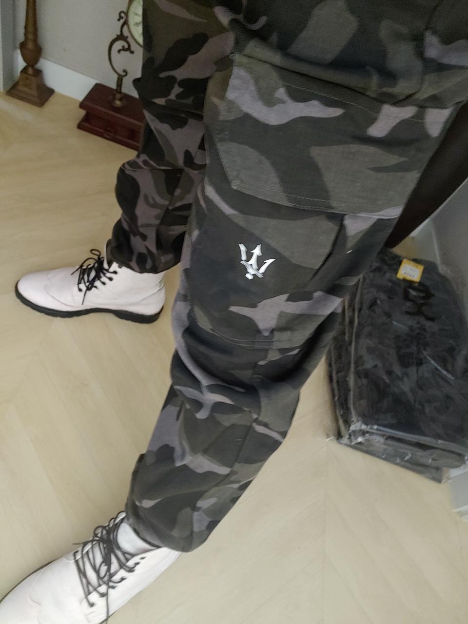 MASERATI  마세라티  (방한) 카고 카모 조거팬츠