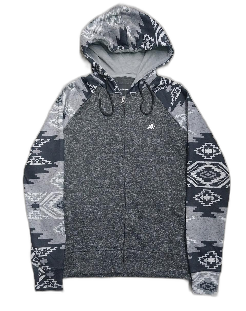 (새상품) 에어로포스테일 패턴 후드집업 M