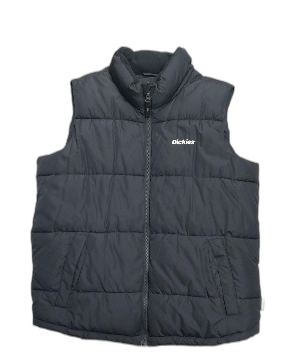 디키즈 블랙 패딩조끼 M
