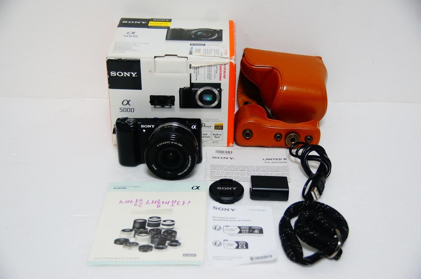 [소니] A5000 블랙 미러리스 카메라팝니다.(1,933컷)