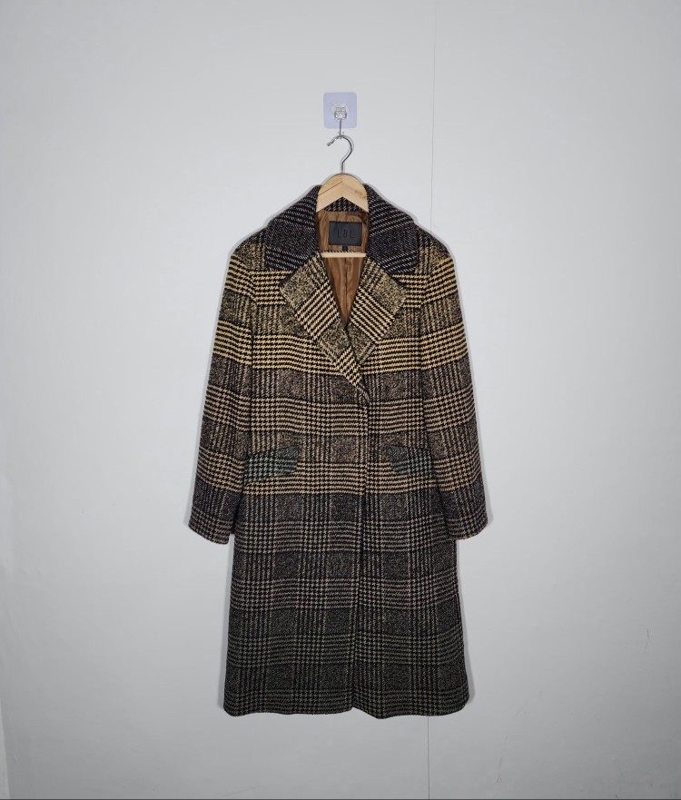 [LBL] 95 66 여 체크롱코트