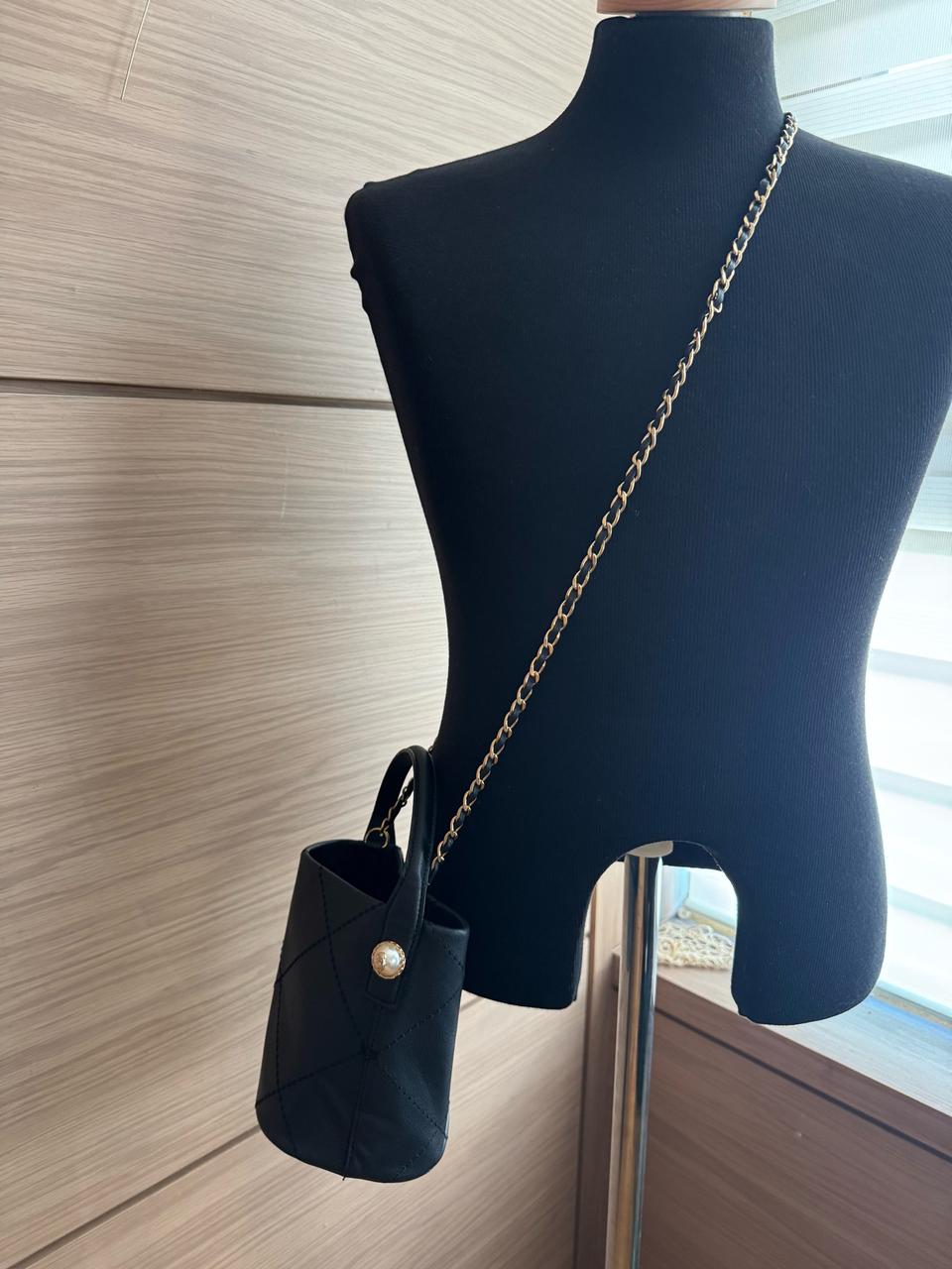 더한섬퀼팅버킷미니체인백 한섬미니백