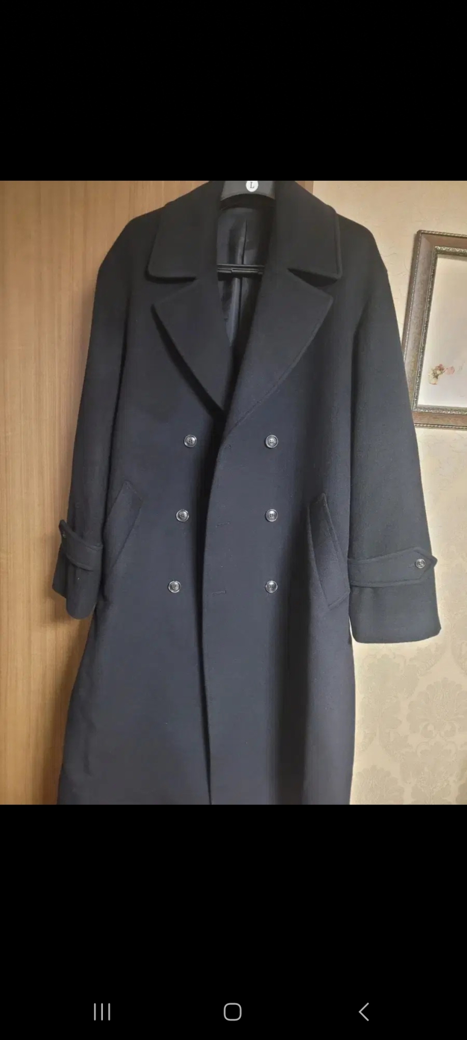 솔티 캐시미어 더블 코트 L