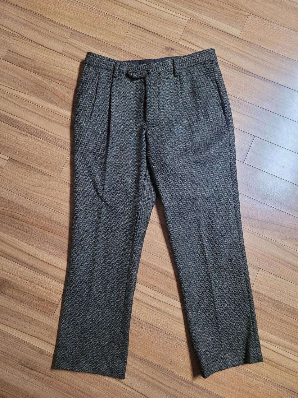 맨온더분 헤링본 울팬츠