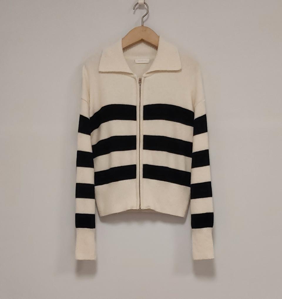 그레이룸 집업 니트