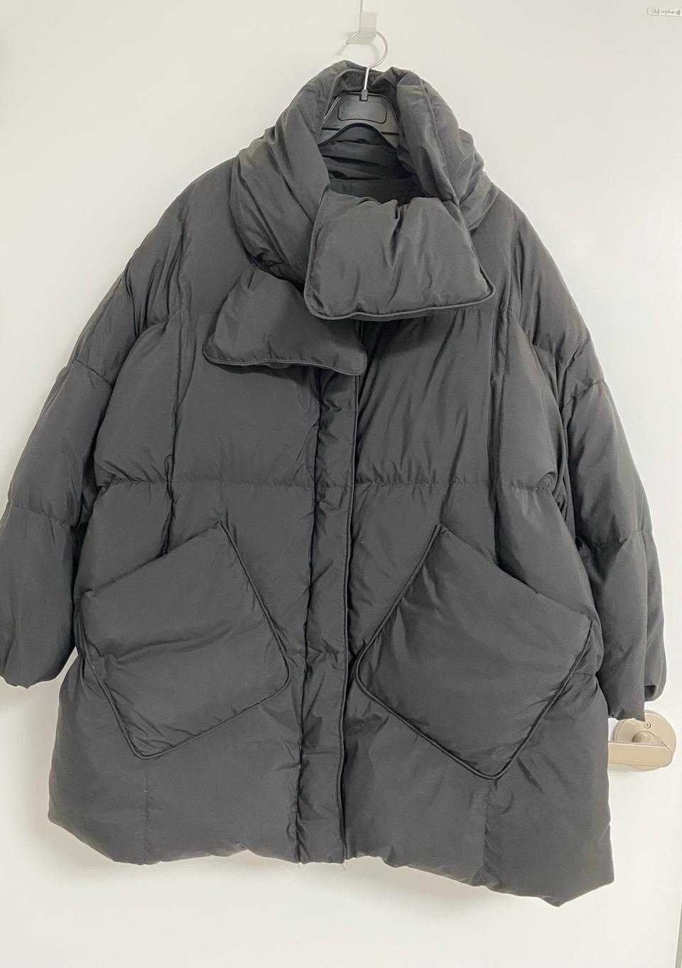 머플러세트 다운패딩