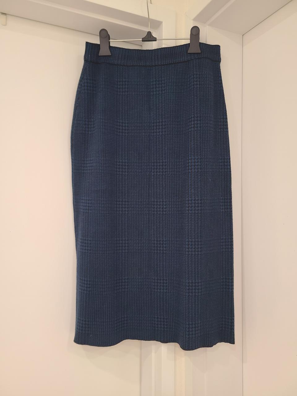 셀럽샵 니트 밴딩 롱스커트