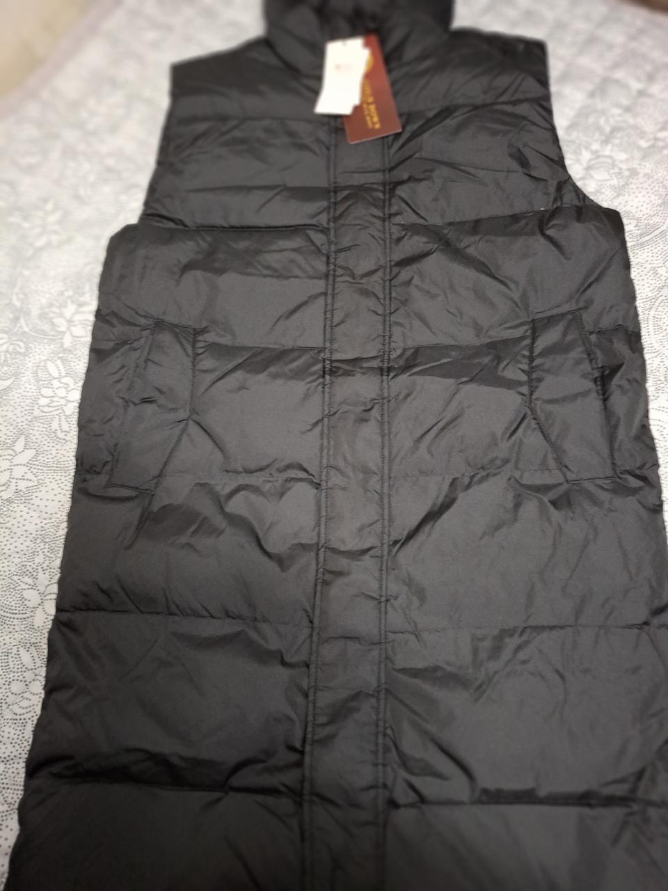 지센 롱 패딩조끼(공용가능100)