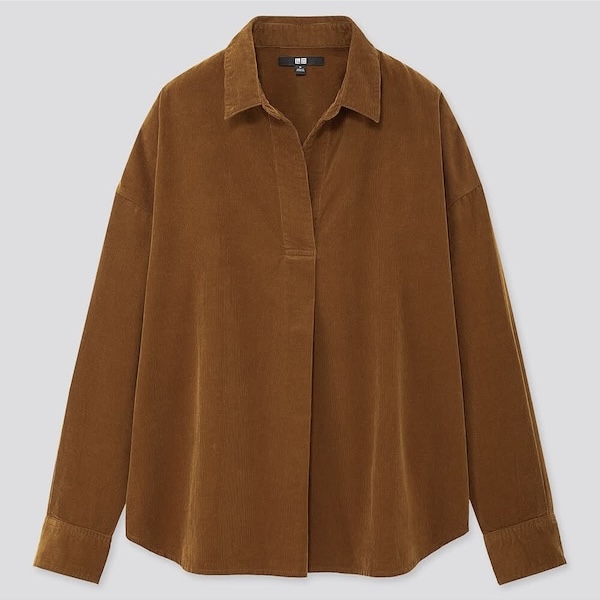 M) 유니클로 코듀로이 셔츠