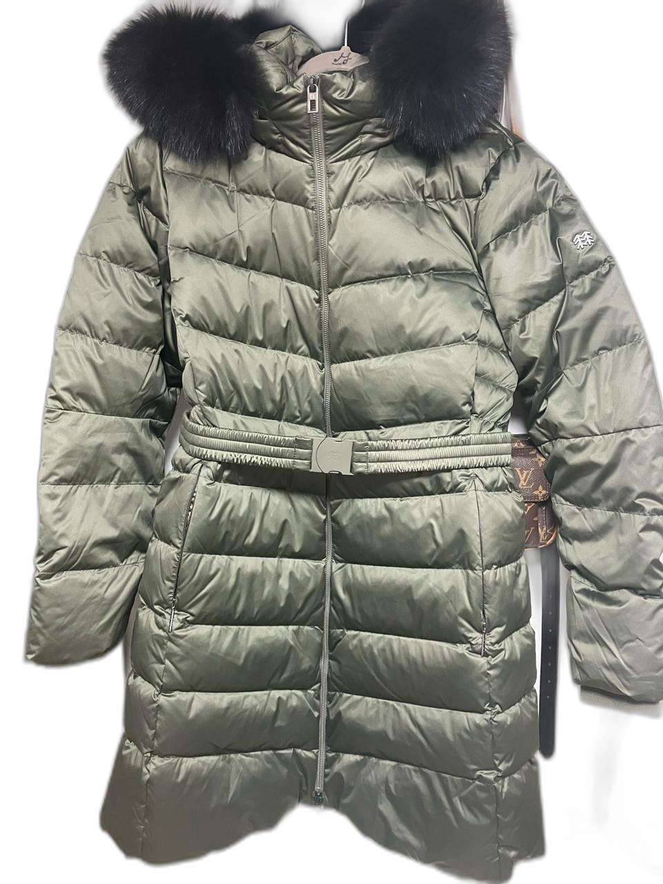 (새상품) 코오롱스포츠 여성 롱패딩 (폭스퍼 탈부착 O)