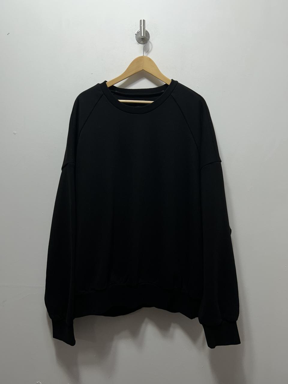 준치 남성 라운드 맨투맨 블랙 거의새상품 M