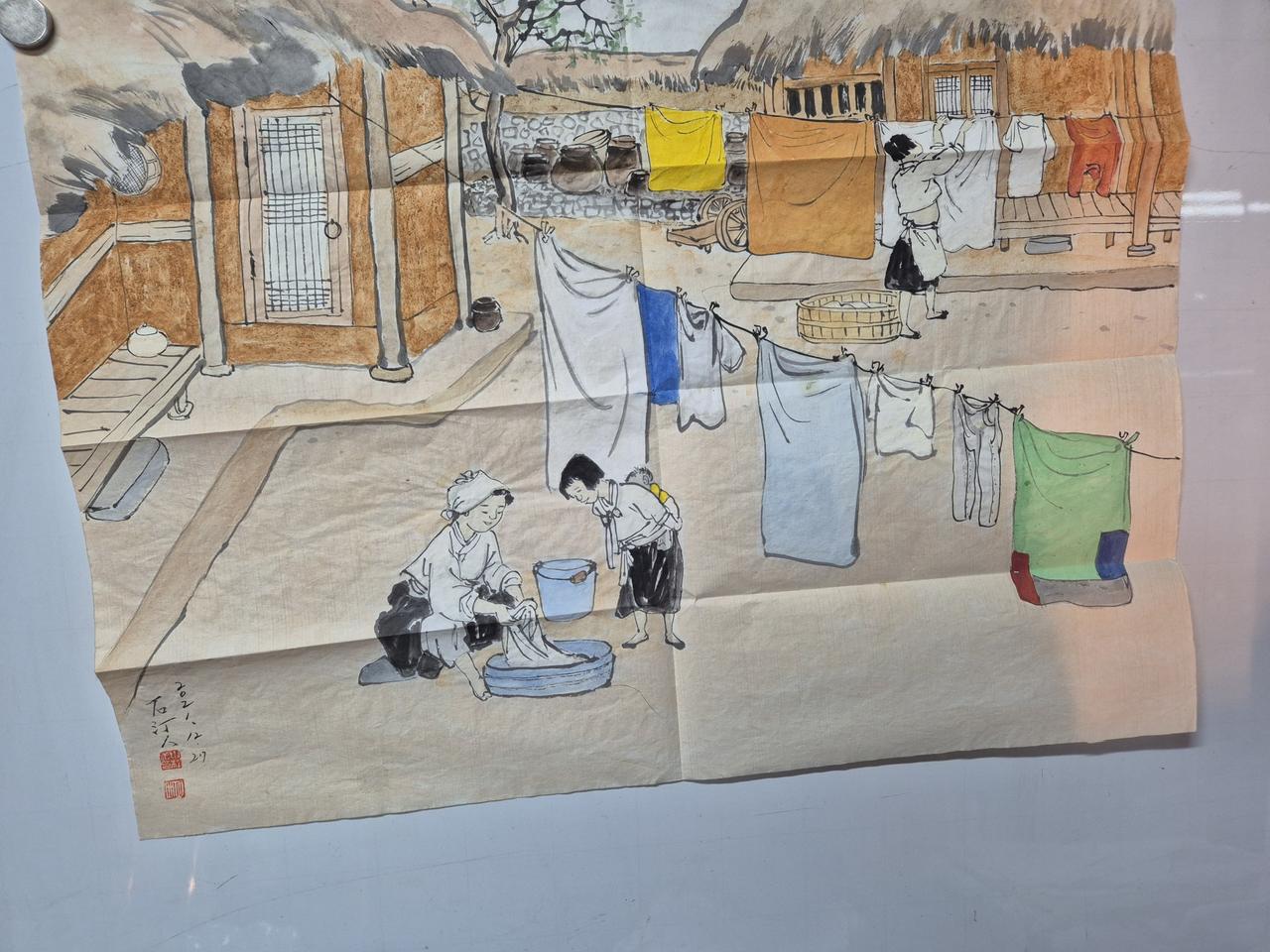 민속화(석정작)알그림