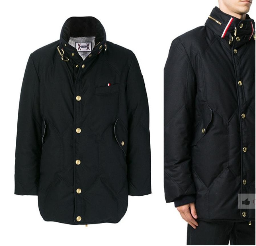 (정품)몽클레어 감마블루 금장 남성 퀼팅 구스다운 패딩 자켓 (2사이즈)