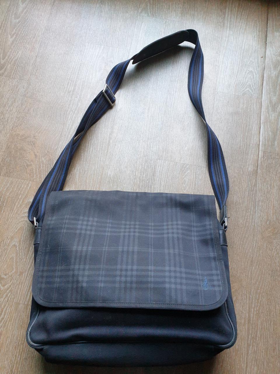 빈폴 서류가방 캔버스천소재 크로스백 학생책가방