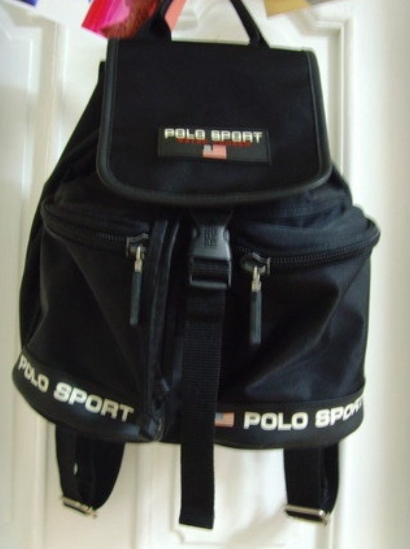 폴로 랄프로렌 남녀공용 투포켓 백팩 학생책가방