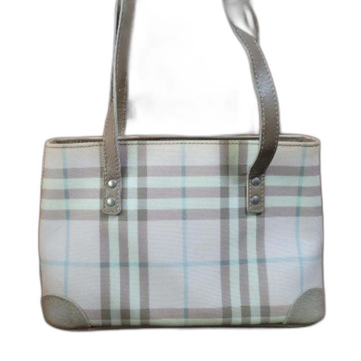 버버리체크패턴토트백