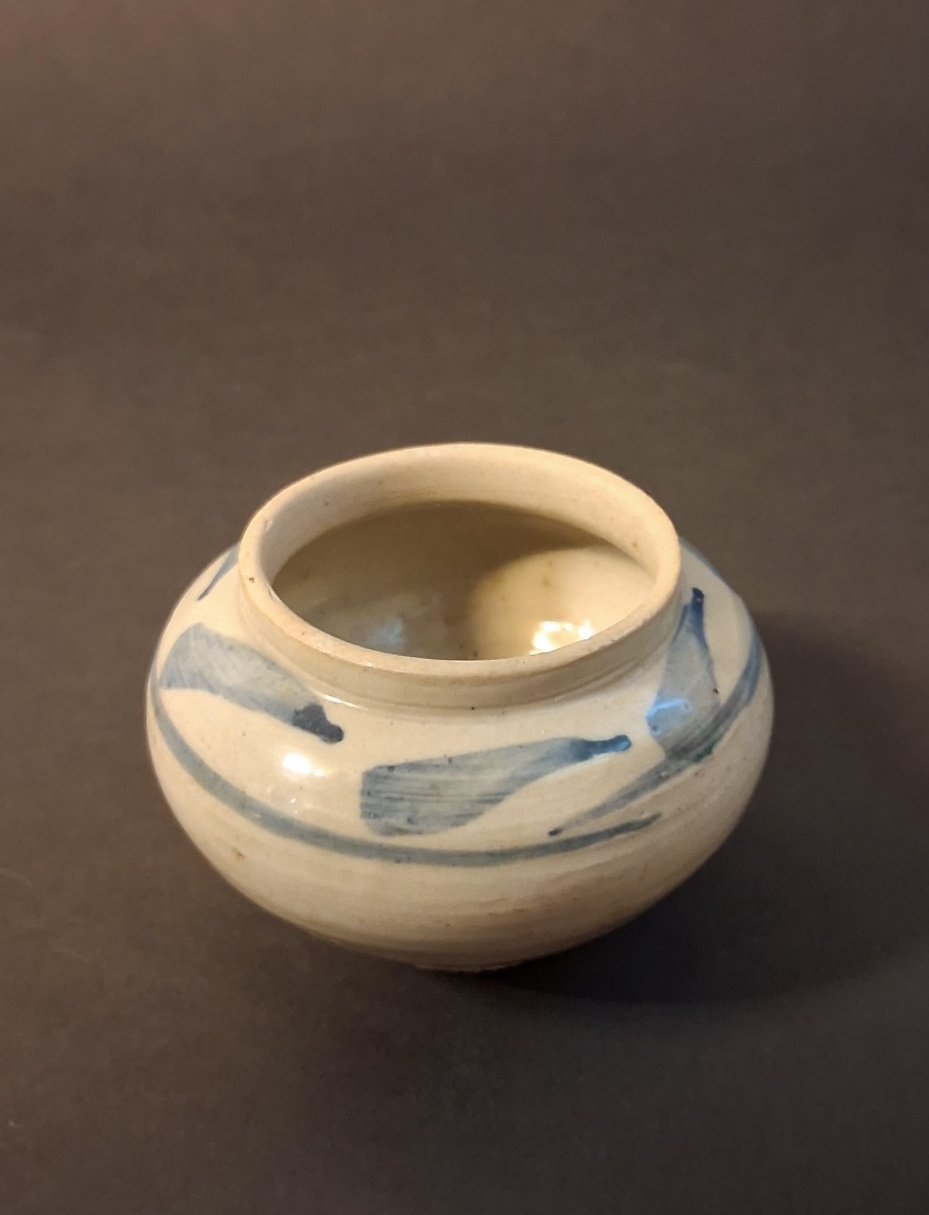 백자청화 초화문 필세해주가마 소호