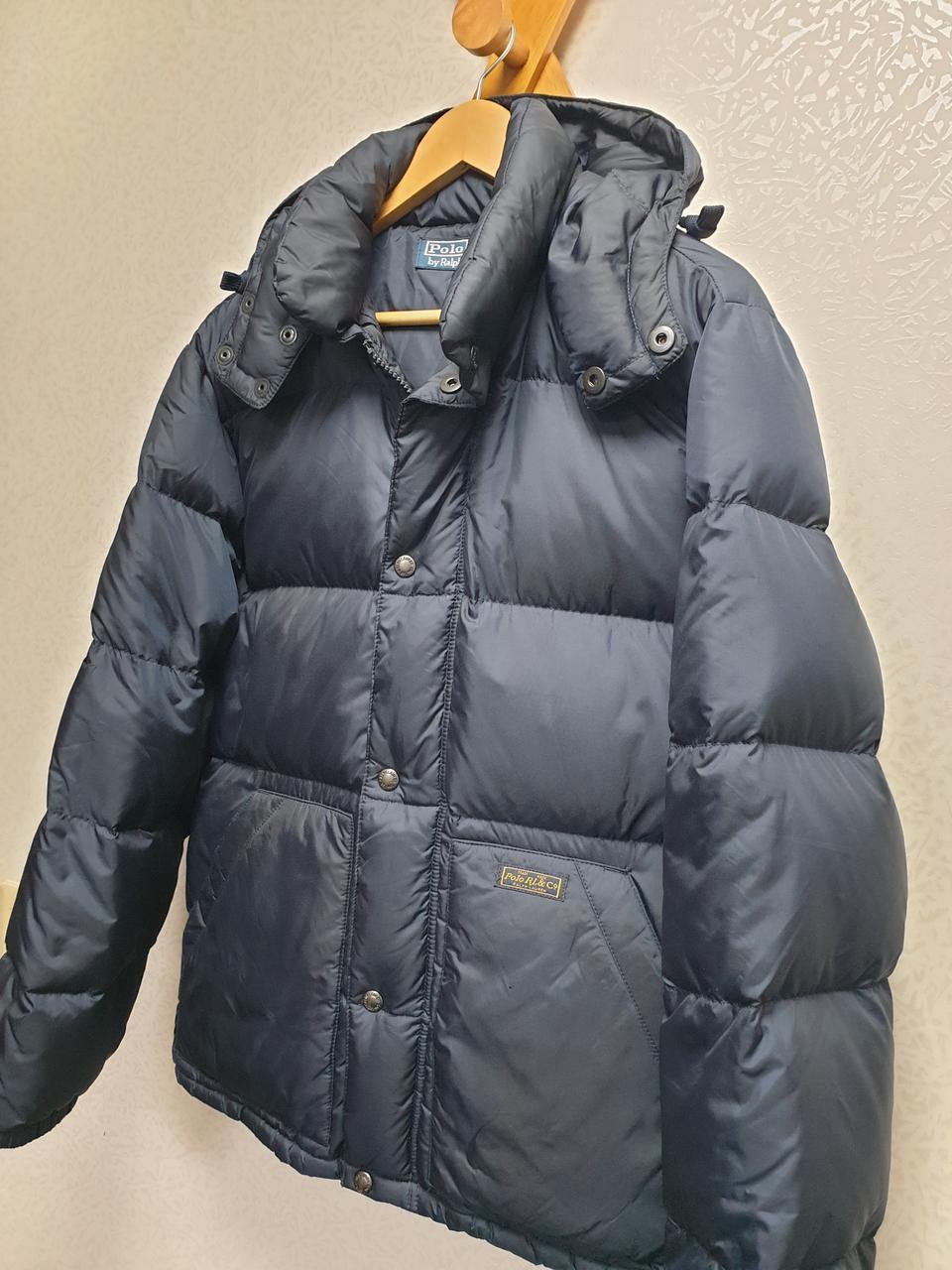 [m/95~100] 폴로 푸퍼 후드패딩 네이비