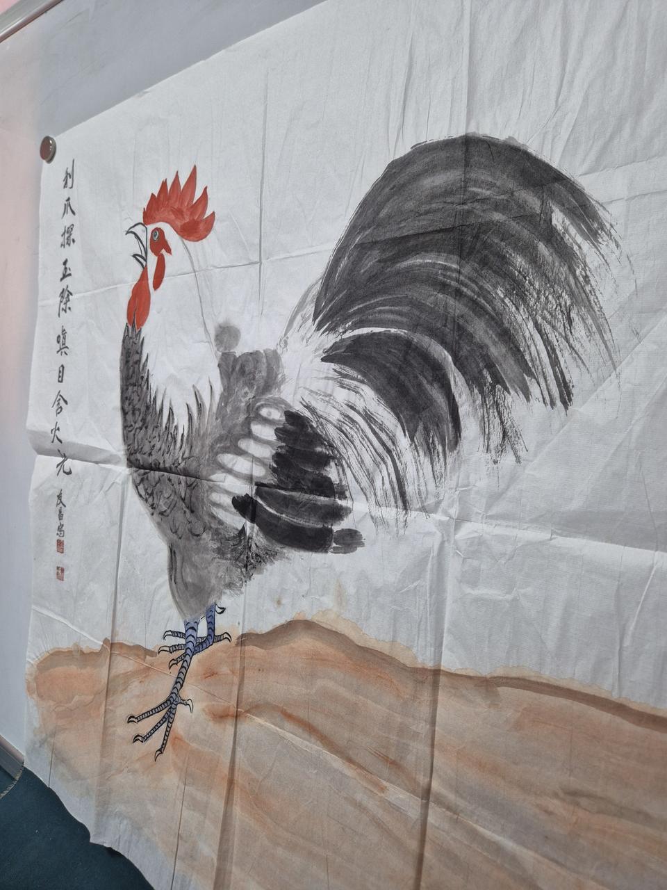 한국화(닭그림)우창선생님