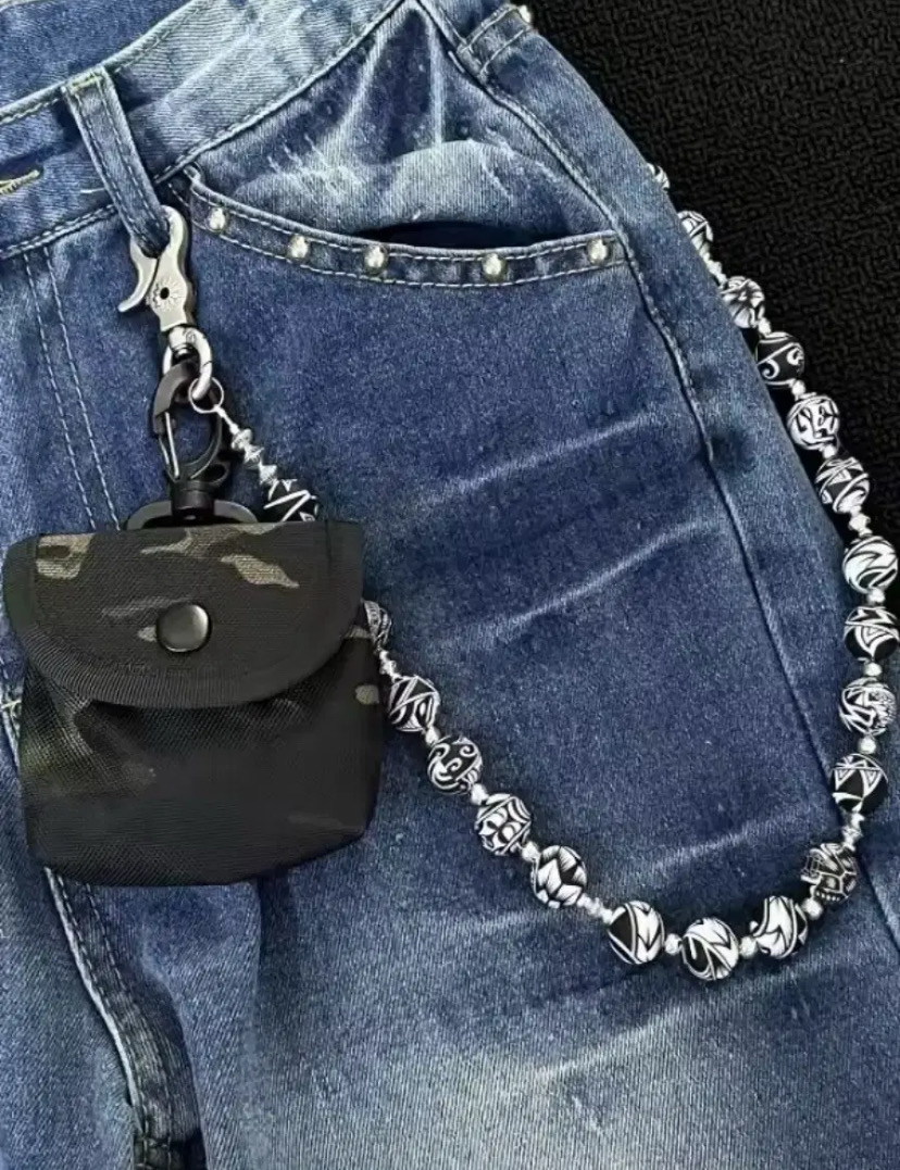 파우치 &비즈 체인