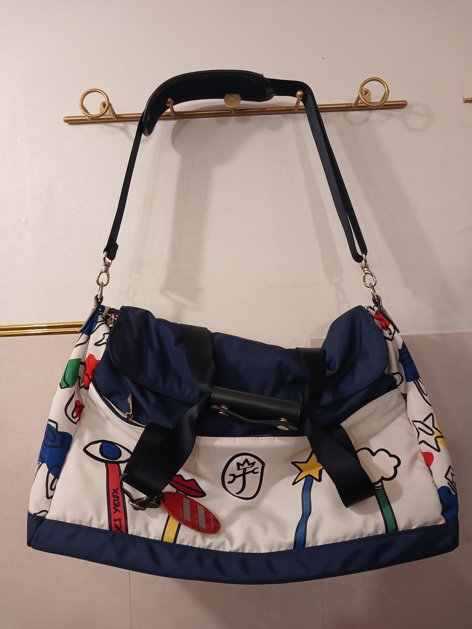 카스텔바작 정품 그래픽 보스턴백