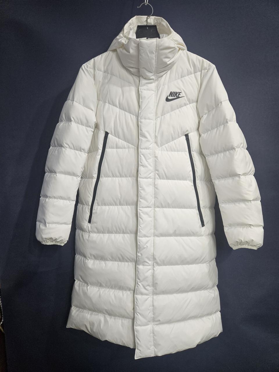 나이키 화이트컬러 남성 100 덕다운 롱패딩
