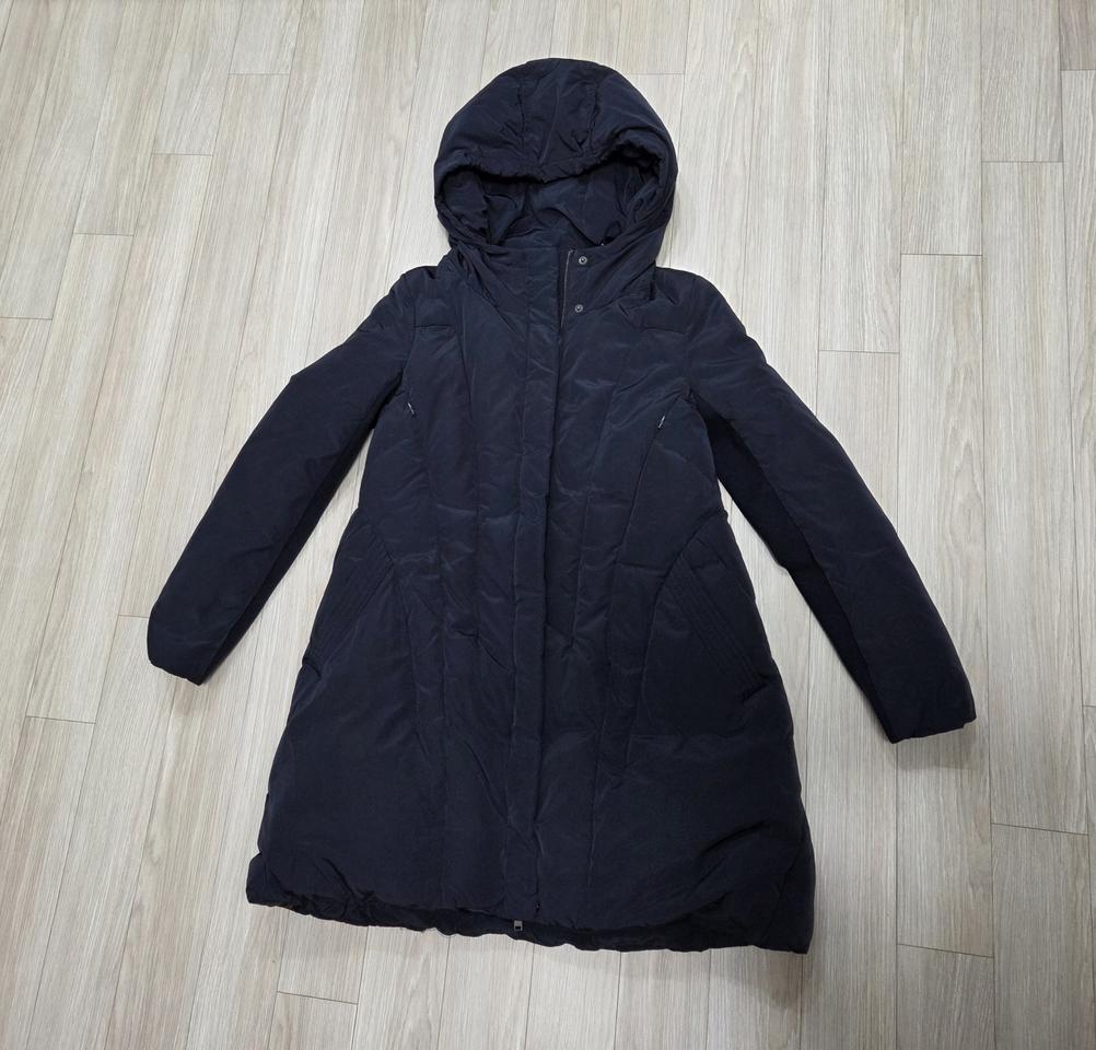 오리털 패딩 55, 미사용, 남색
