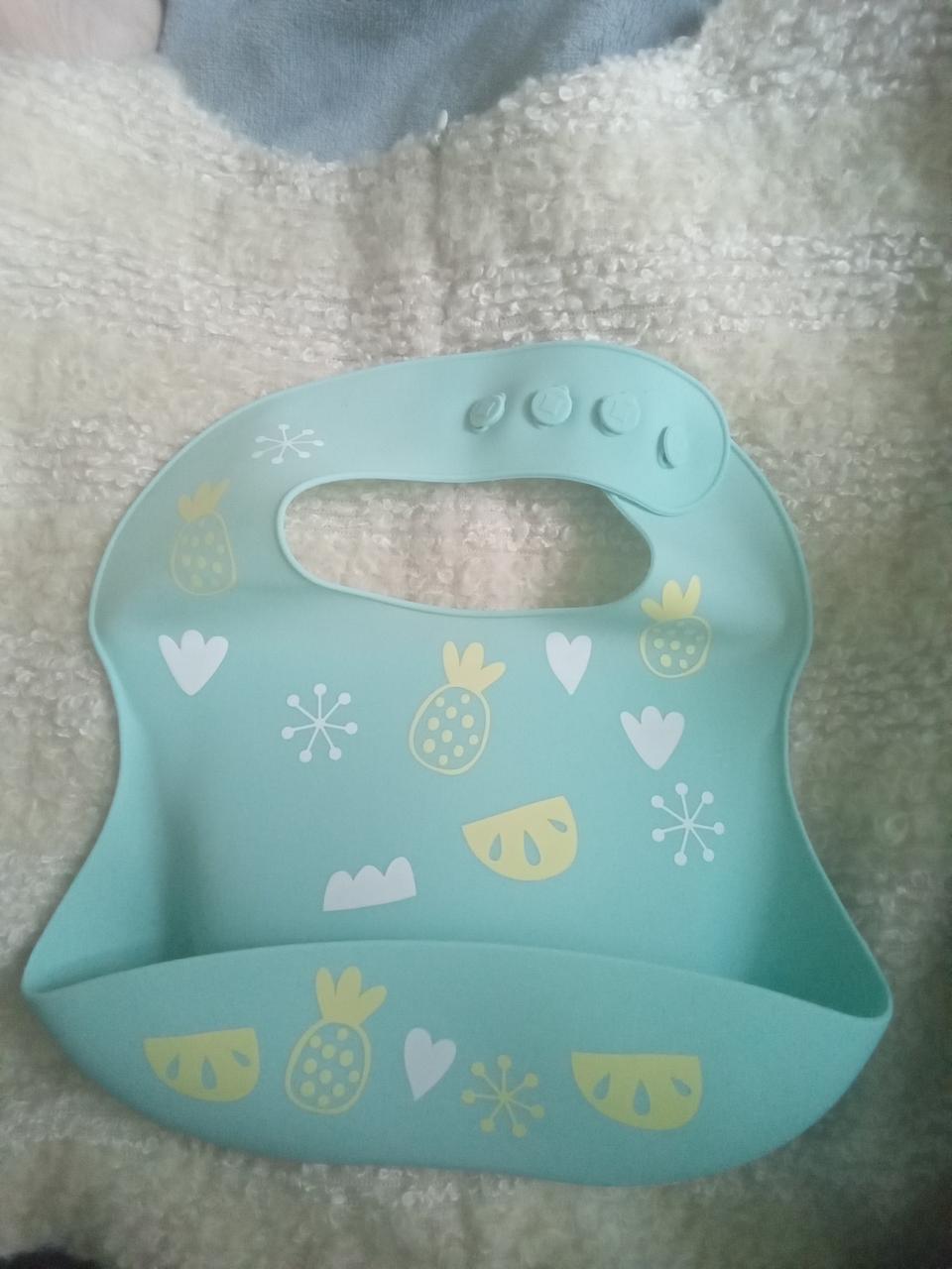 유아실리콘턱받이