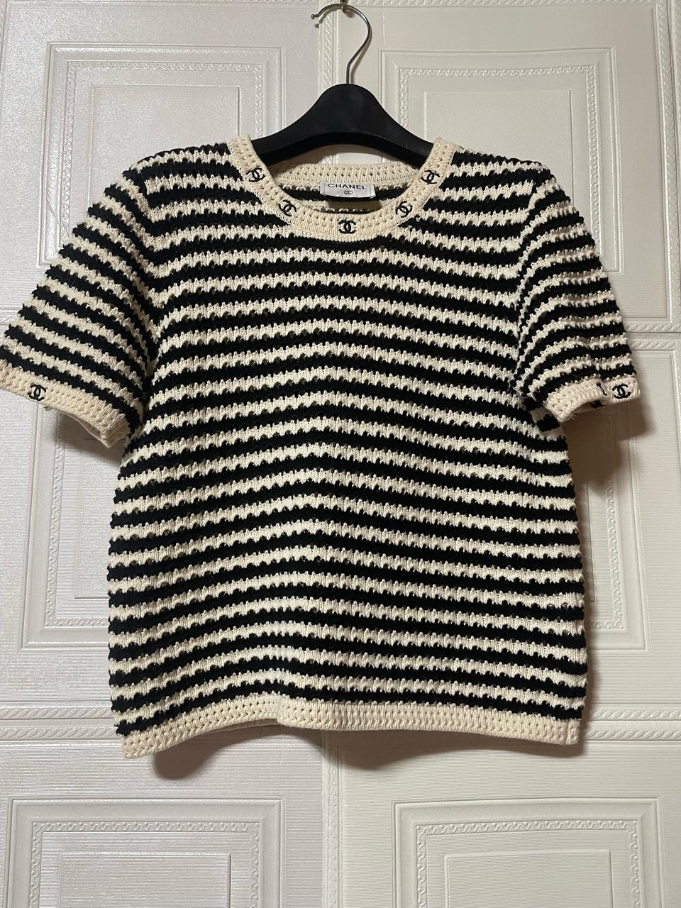 여성 크롭 니트티