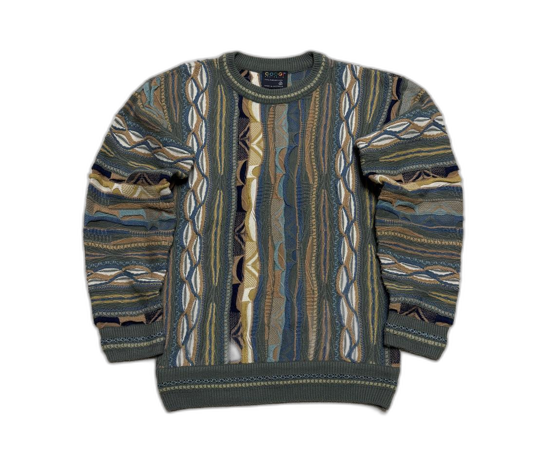 쿠지 3D 케이블 니트