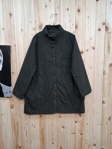 다크 그레이 차이나 넥  본딩 자켓