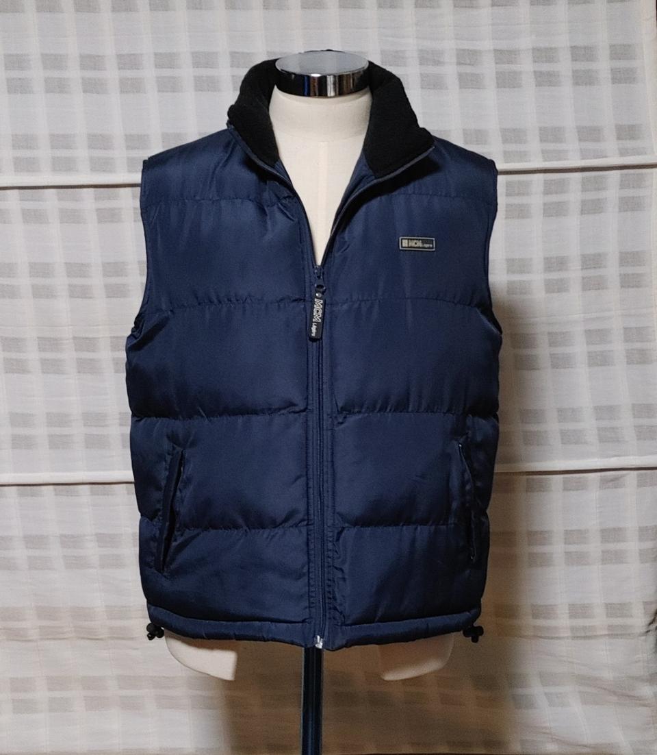 MCM 네이비 패딩 조끼 M (95~100 정도)