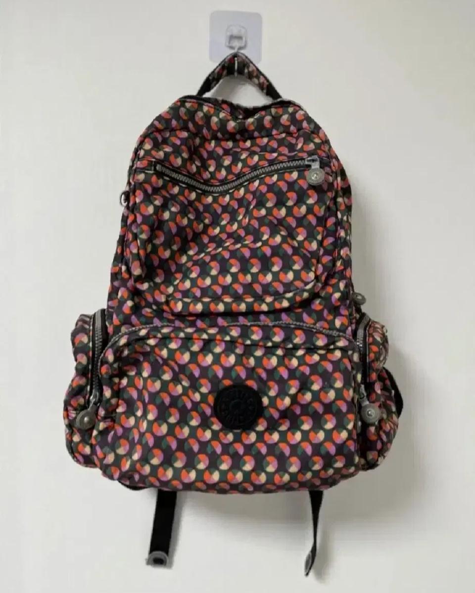 키플링 패턴백팩