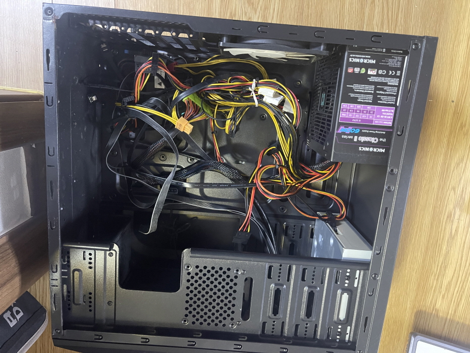 컴퓨터 미들타워 케이스 600w 파워 DVD롬 일괄 판매