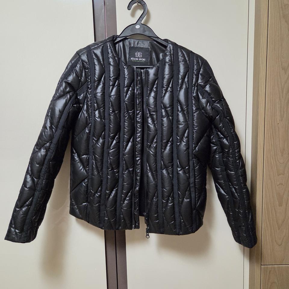 코오롱 구스다운 숏패딩