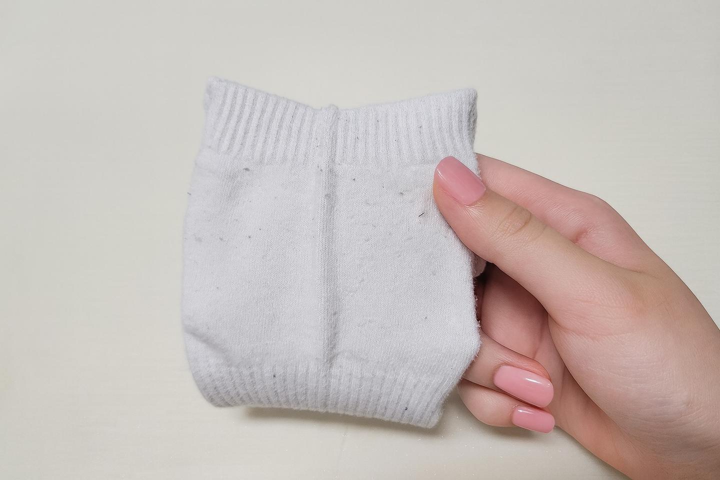 화이트 여성 면양말 (중고)