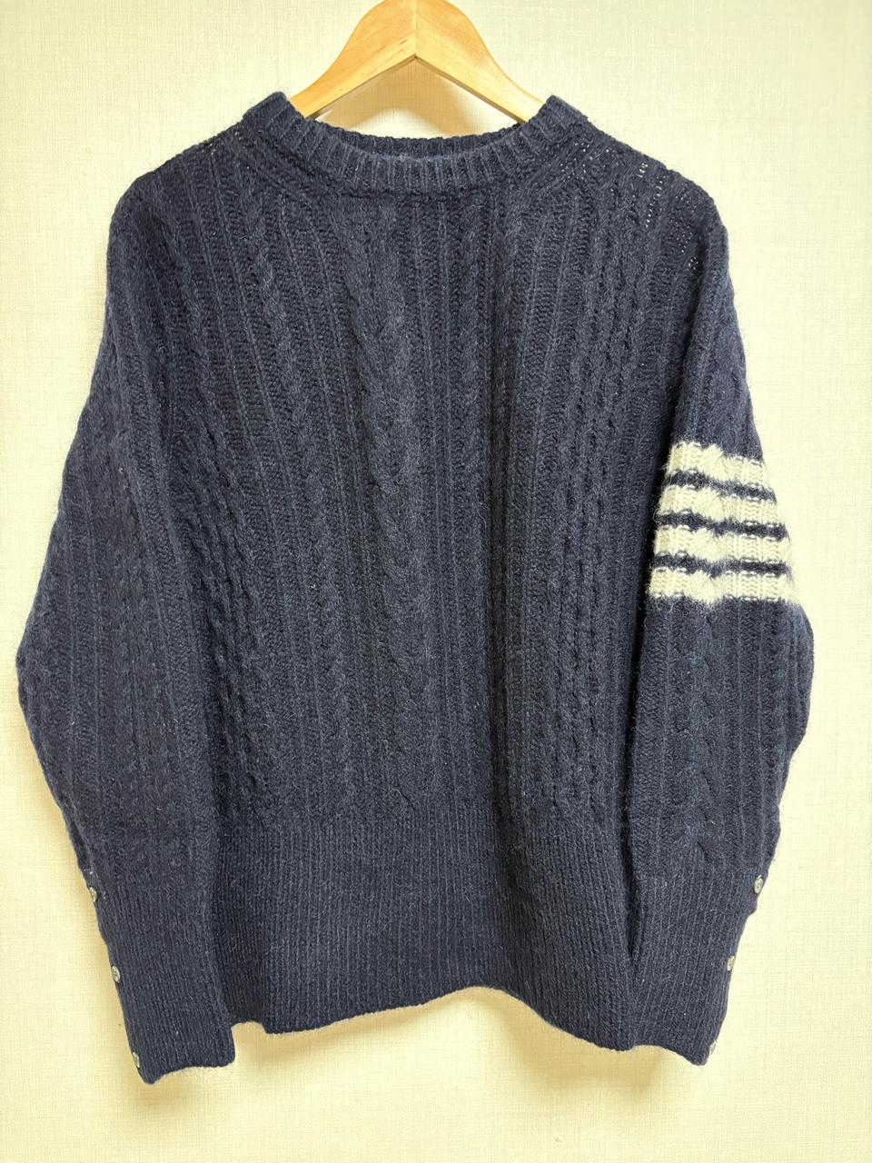 [3/새상품급] 톰브라운 아란 케이블 니트