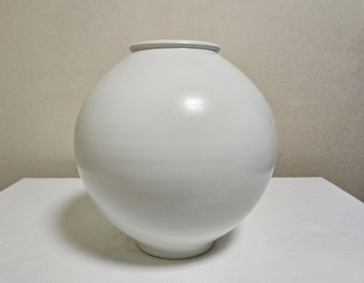 무광 대형 달항아리 / 태광 박수재 작품